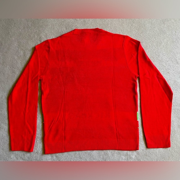 New Rick & Morty Merry Rickmas Men’s Christmas Sweater Red Size Large - Picture 5 of 5